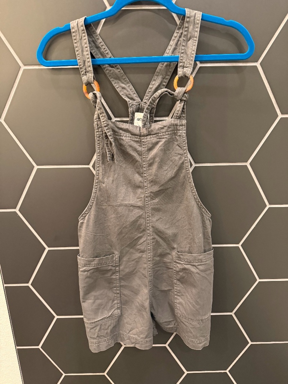 Aerie Charcoal Tortoise Shell Ring Shoralls XS